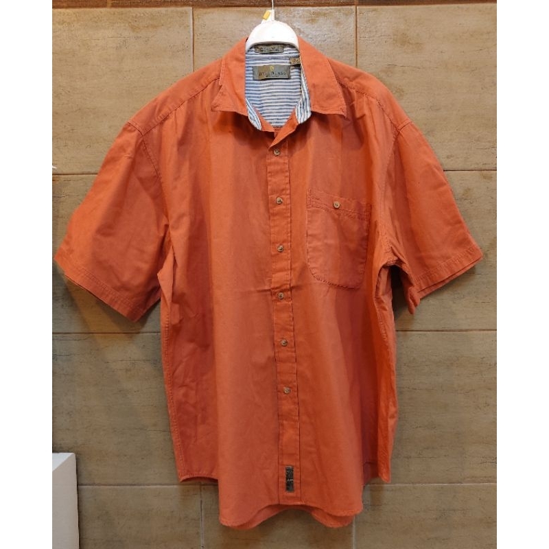 (003) เสื้อเชิ้ต BILL BLASS อก 54" ยาว 30"