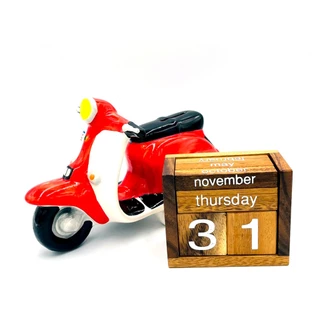 ปฏิทินไม้เปลี่ยนวันที่ด้วยตัวเอง Million Years Wood Calendar ของเล่นไม้ ตกแต่งคาเฟ่ โต๊ะทำงาน