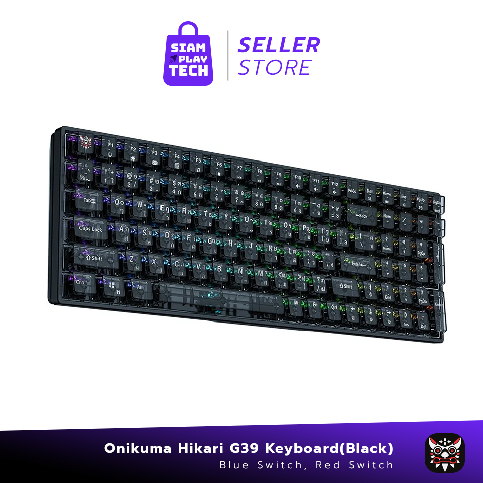 ONIKUMA Hikari G39 Gaming Keyboard คียบอร์ดเกมมิ่งพร้อมไฟ RGB