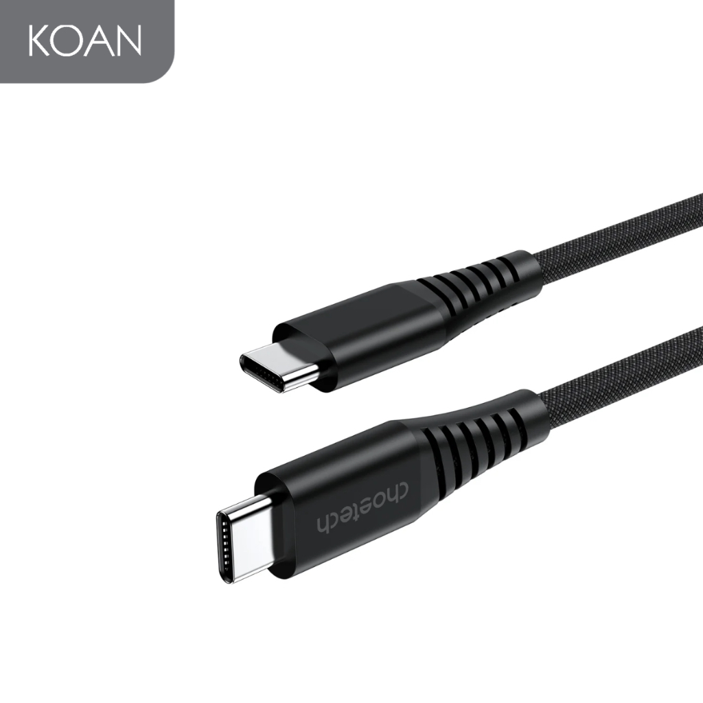 สายชาร์จ Choetech Magnetic Cable C to C 240W 1.8M- Black