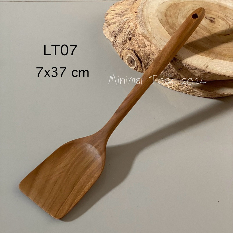 ตะหลิวไม้สัก ตะหลิวผัดขนาดใหญ่