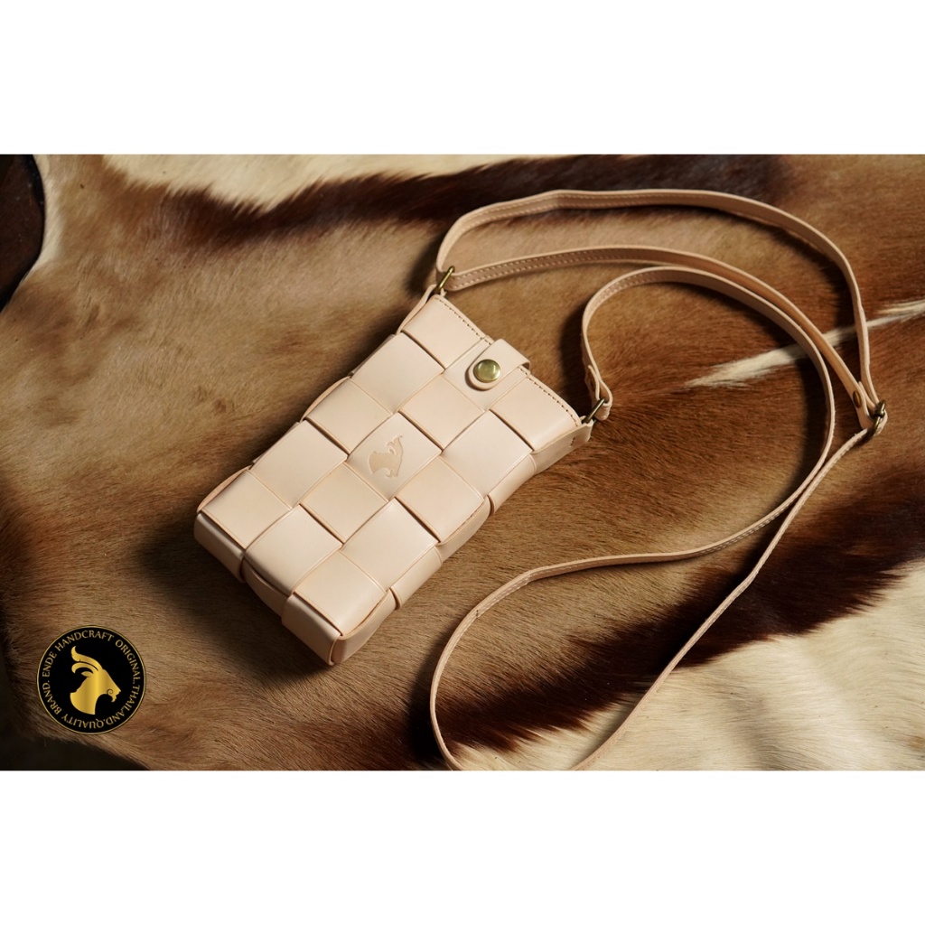 กระเป๋าใส่โทรศัพท์มือถือ หนังแท้ Phone Sleeve : EPS24