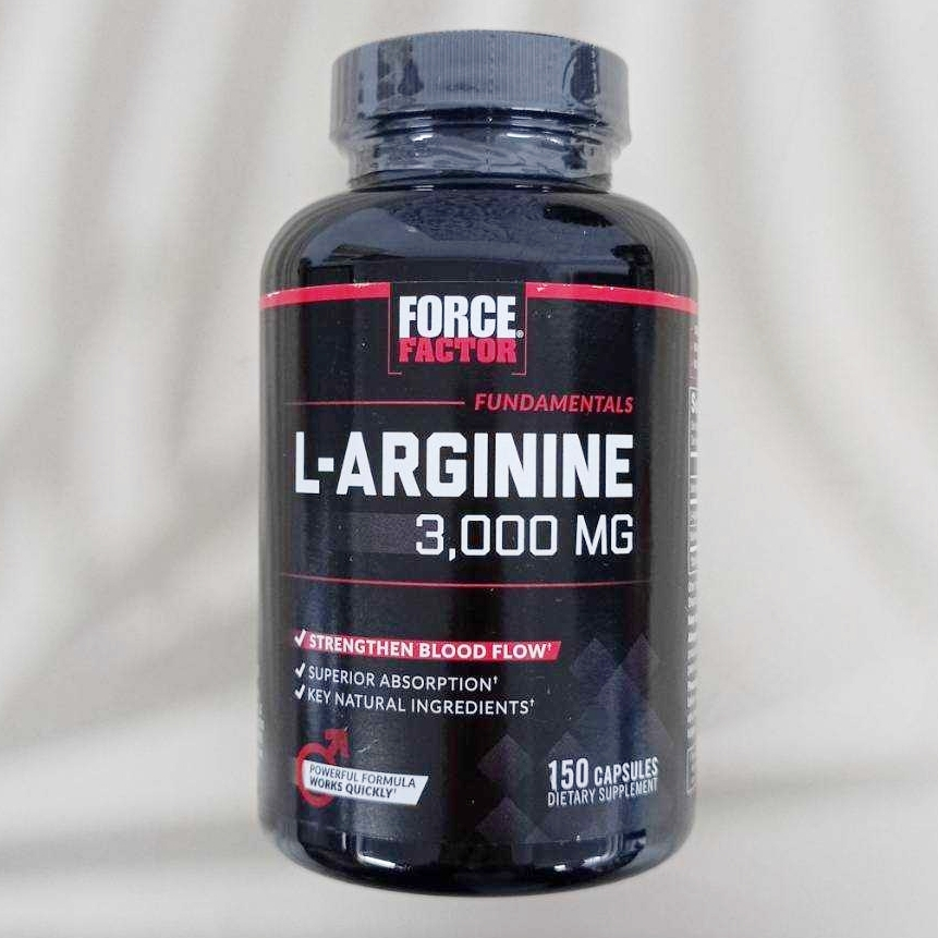 [Force Factor®] L-Arginine 3000 mg 150 Capsules แอล-อาร์จินีน