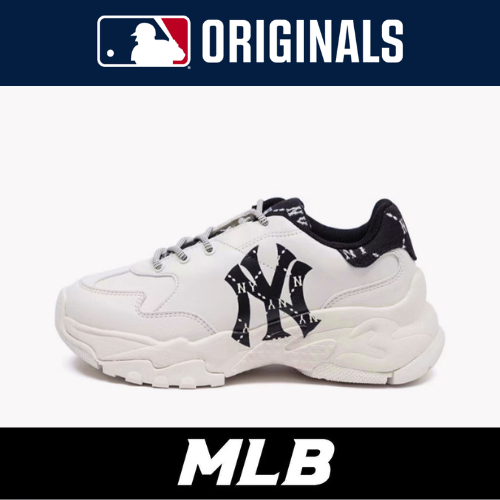 ของแท้ 100% MLB รองเท้าผ้าใบ newyork yankees รองเท้ารุ่น 3ASHCDM2N-50BKS - สีขาว