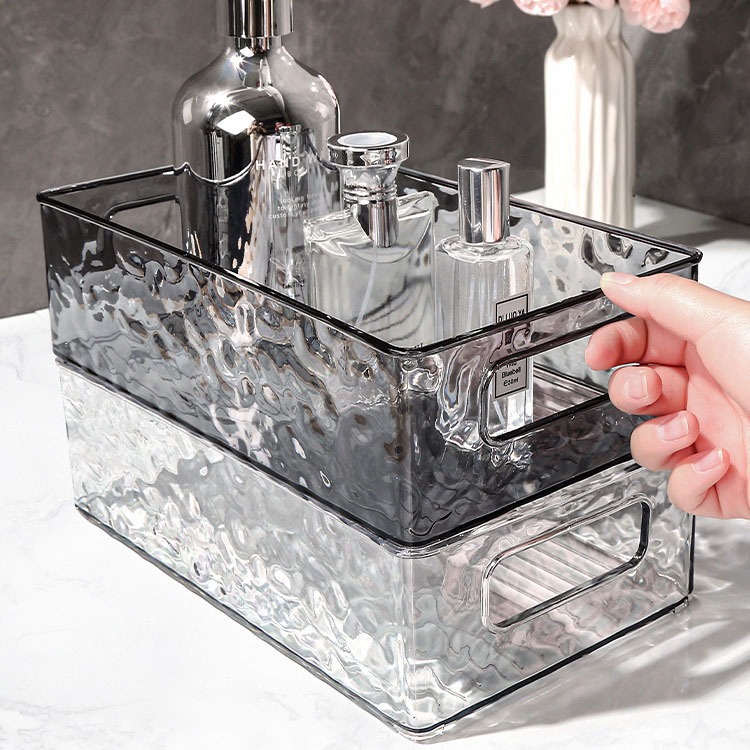 ส่งด่วน กล่องเก็บเครื่องสําอาง กล่องเก็บแบบใสแต่งหน้ากล่องเก็บความงาม ถาดใส่เครื่องสำอางซ้อนกันได้