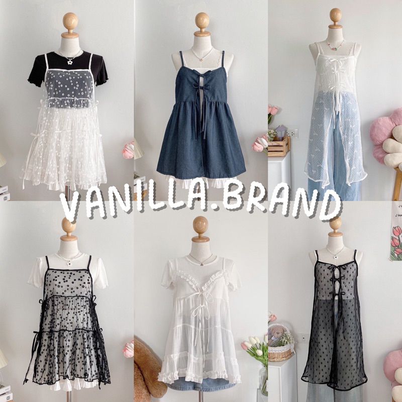 เสื้อสายเดี่ยวผูกโบว์หน้า -st / VB0187