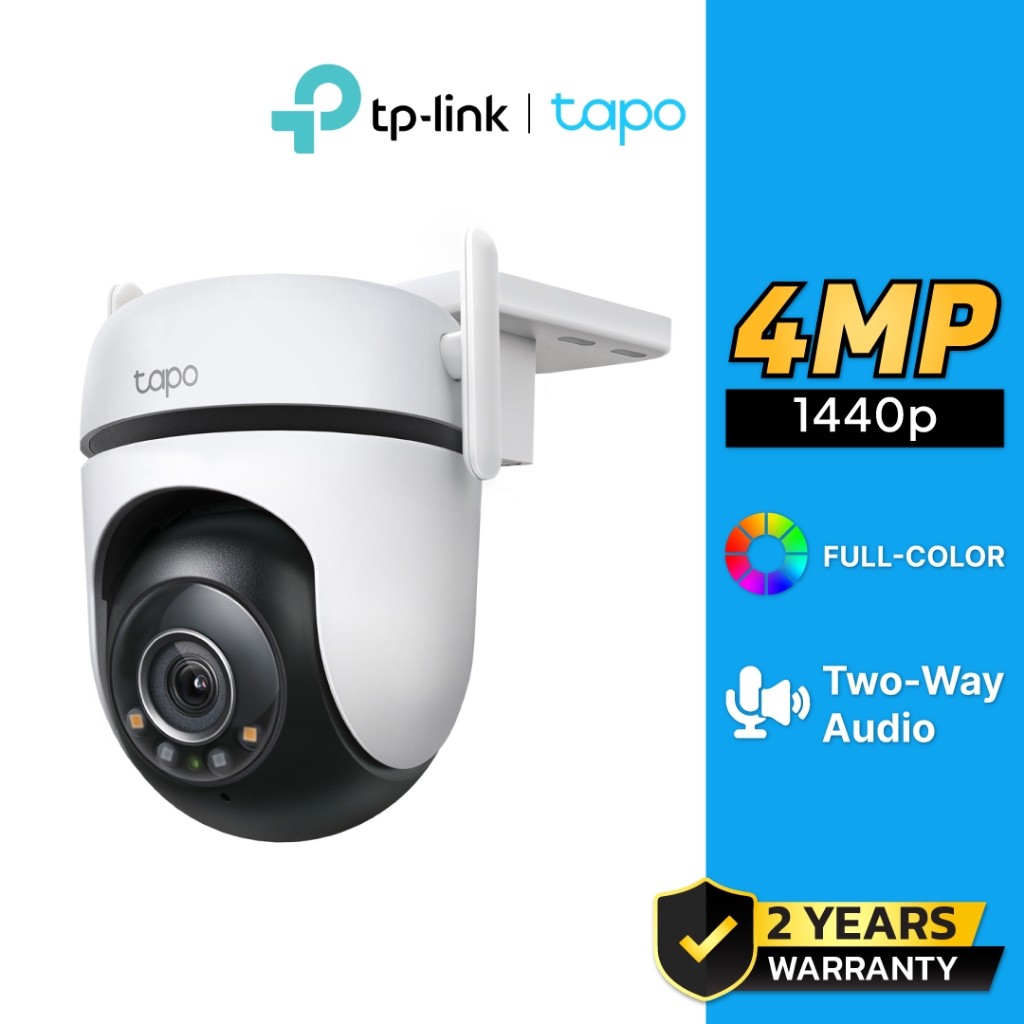 TP-LINK|TAPO กล้องวงจรปิด WIFI 4 ล้านพิกเซล รุ่น Tapo C520WS (เลือกหน่วยความจำได้)