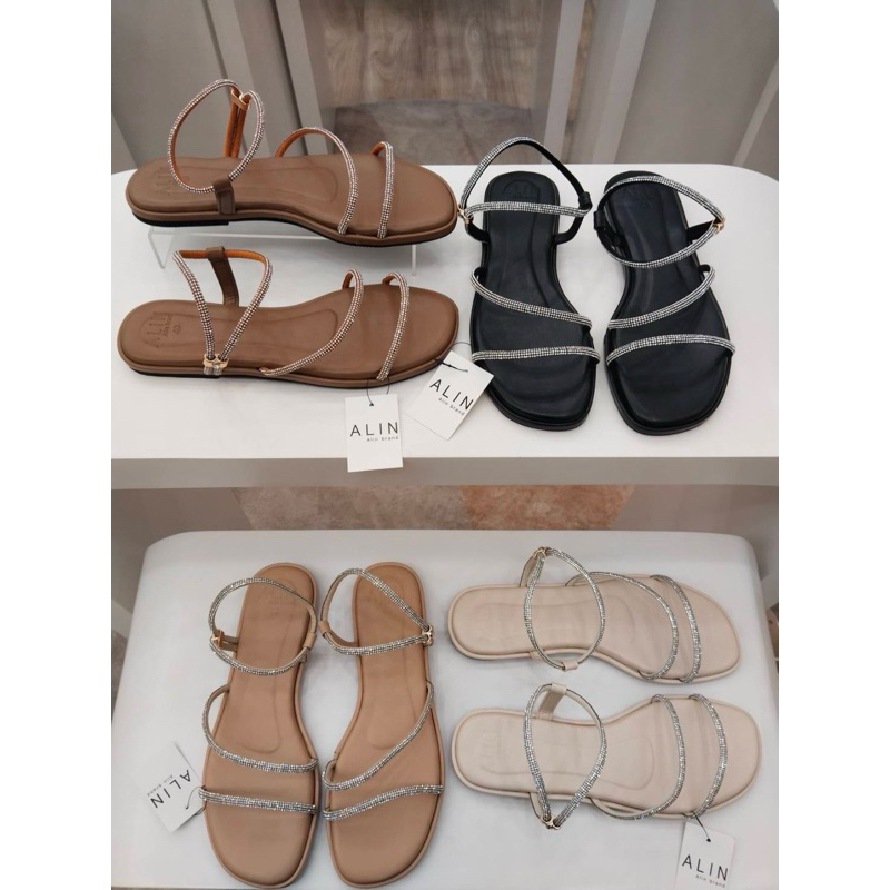 Alin brand รองเท้าแตะพื้นนุ่ม รัดส้น