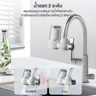 Simplus เครื่องกรองต่อปลายก๊อกน้ำ กรอง 7 ชั้น องค์ประกอบตัวกรองเซรามิก ล้างทำความสะอาดได้ JSQH005