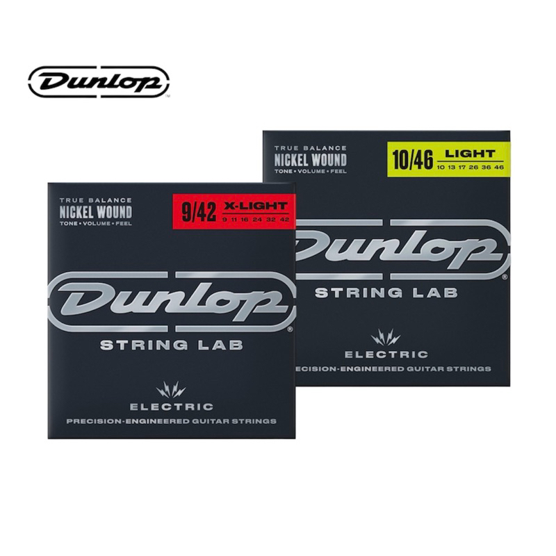 สายกีต้าร์ไฟฟ้า Dunlop DEN09/42Extra Light DEN10/46 Light Nickel Wound String Electric Guitar USA