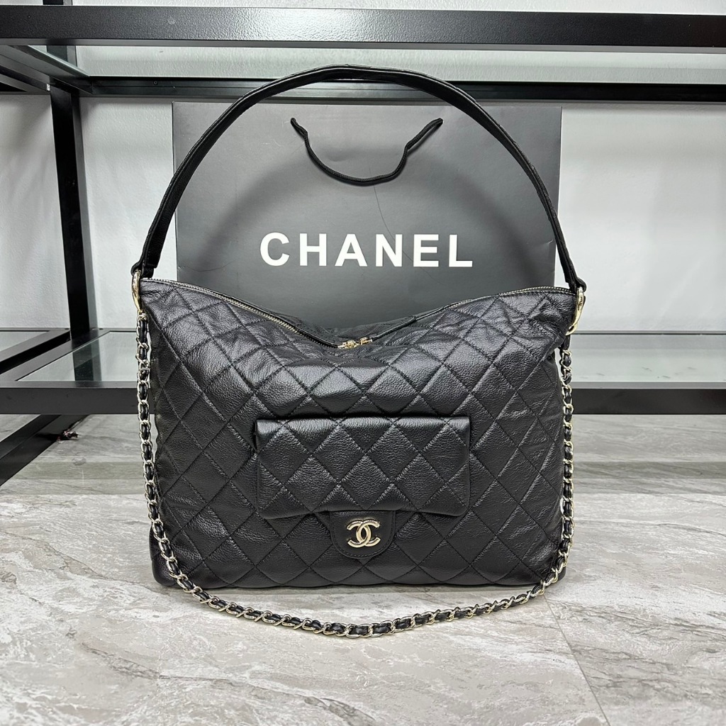 กระเป๋า Chanel  งานออริเทียบแท้ หนังแท้/Size : 14,5” Full set