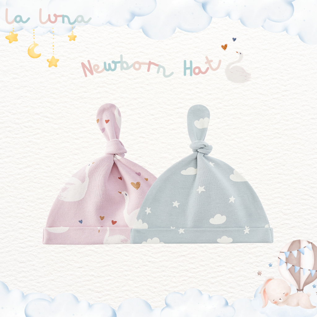 La Luna หมวกเด็กแรกเกิด หมวกเด็กทารก (Newborn Beanie Hat)