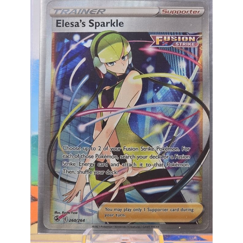 Pokemon Card "Elesa's Sparkle Trainer 260/264" ENG Fusion Strike
