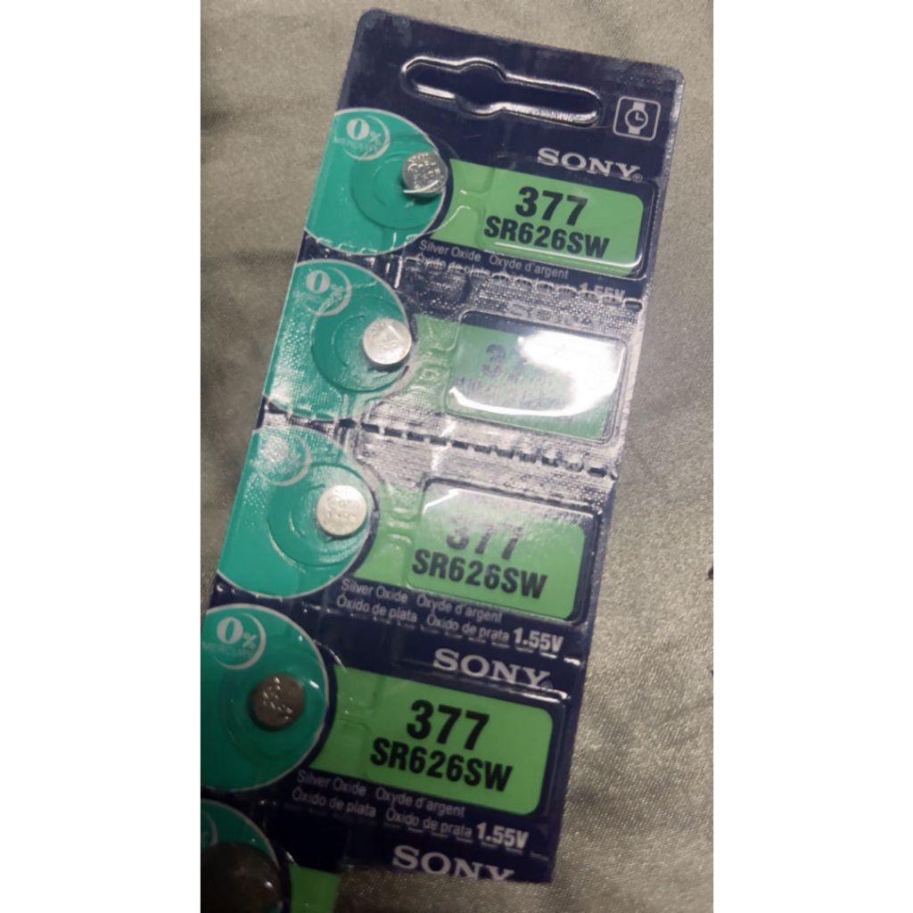 ส่งจากไทย ถ่านกระดุม SONY 377 SR626SW 376 SR626 SR626S SR66 177 SG4 AG4 LR626 LR66 โซนี่ 1.55V ถ่านน