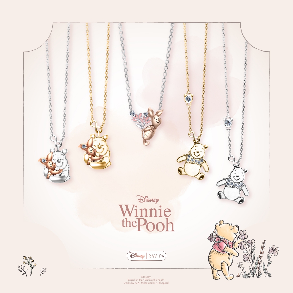 RAVIPA Winnie the Pooh Necklace - สร้อยคอ