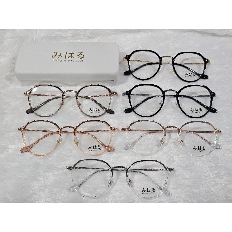 แว่นสายตา みはる (Miharu) รุ่น ZS52073 พร้อมเลนส์ตัดแสงสีฟ้า 🎁 ส่งฟรี 🎁