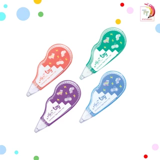 Elfen (เอลเฟ่น) เทปลบคำผิด เทป 3M รุ่นทอย Toy ขนาด 5mm x 3 m ( 1 ชิ้น / คละสี )