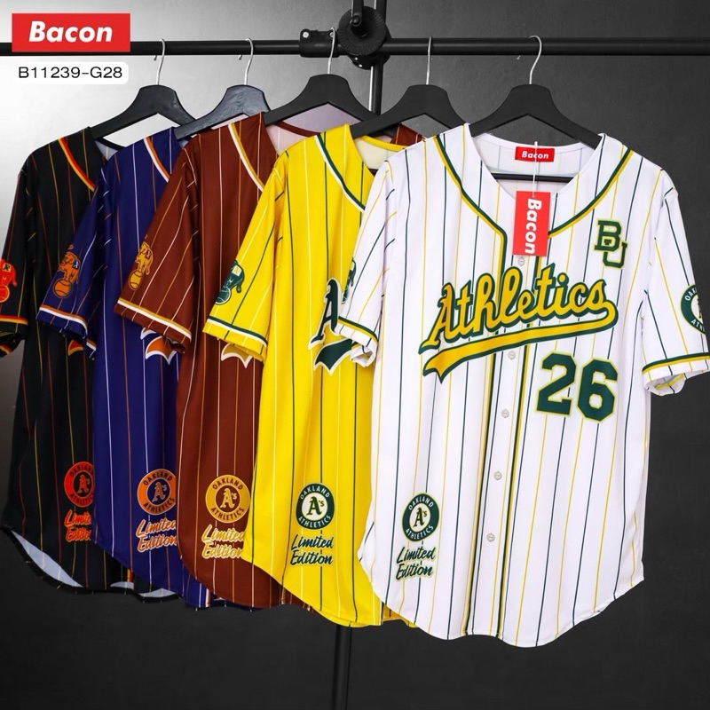 (ส่งจากไทย🇹🇭) เสื้อกีฬา Oversize | เบสบอล เบอร์ 26