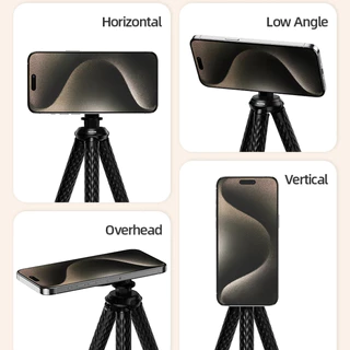 Telesin Flexible Magnetic Tripod for Phone ขาตั้งกล้องแม่เหล็กแบบยืดหยุ่น สำหรับโทรศัพท์