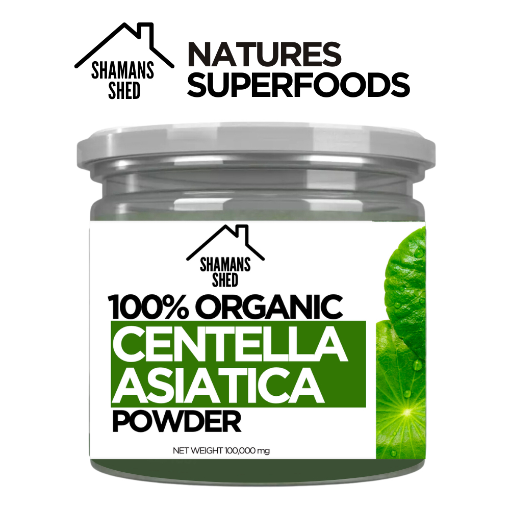 Centella Asiatica Powder - 100% Organic - Gotu Kola - Herbal Superfood - ผงต้นแบบผัก ออแกนิค