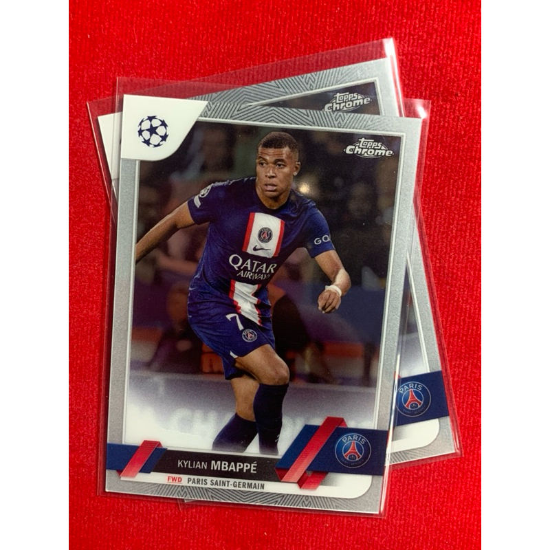 2022-23 Topps Chrome UEFA Club Competitions #100 KYLIAN MBAPPE - PSG