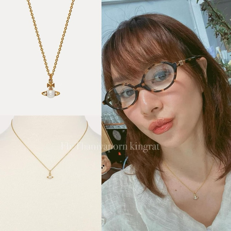 พร้อมส่ง NEWสร้อยคอVivienne Westwood Balbina pearl pendant Necklace ของแท้ (ทักแชทก่อนสั่งซื้ิอนะค่ะ)