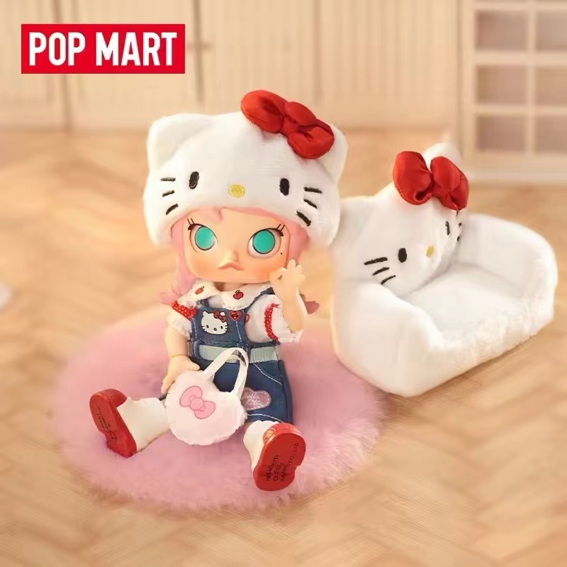 พร้อมส่ง POP MART Molly ตุ๊กตา Hello Kitty BJD