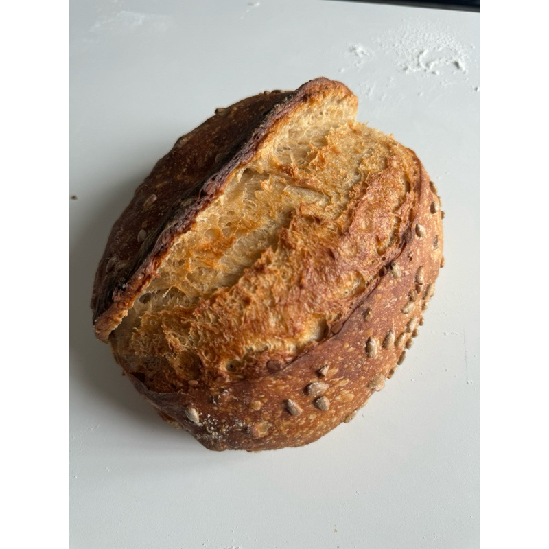 Rye Sourdough Bread (with seeds)