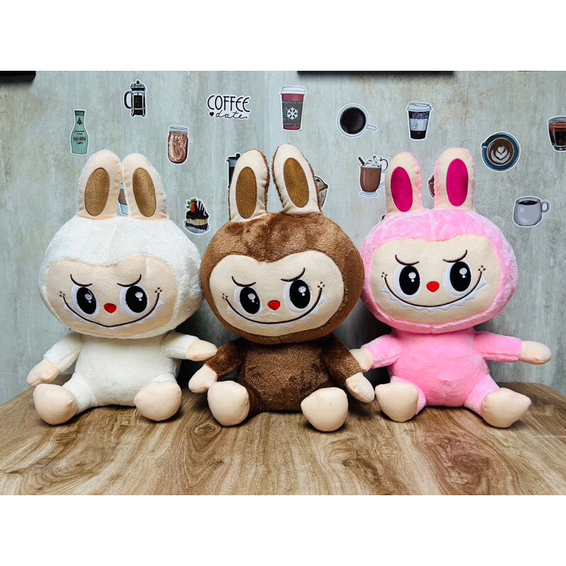ตุ๊กตา labubuลาบูบู้ งานไทยเกรดเอ ขนาด16นิ้ว ใหญ่มาก งานหน้าปัก