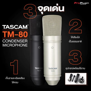 Tascam TM-80 Studio Condenser Microphone (ProPlugin)