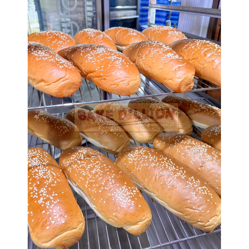 02 Brioche Hot Dog Bun 7นิ้ว (โรยงา/ไม่งา) ราคา ถูกที่สุด ดีลบีเคเค แกลเลอรีภาพที่ 7