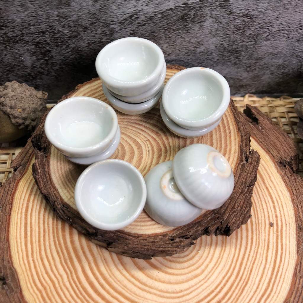 ชามเซรามิกจิ๋ว ชาม ชามจิ๋ว ถ้วยเซรามิก ถ้วยเซรามิกจิ๋ว สีขาว #ของจิ๋ว #miniature