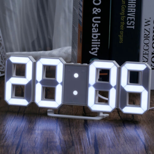 นาฬิกาตั้งโต๊ะ LED นาฬิกาปลุกดิจิตอล 3 มิติ C147 แขวน