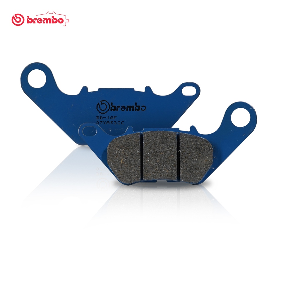 Brembo 07YA53CC (เกรดคาร์บอน) ผ้าเบรกหลัง สำหรับ YAMAHA : X-MAX 300 17-23 / MT-03 16-20 / YZF-R3 15-22