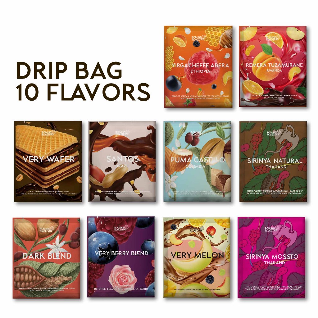 Rolling Roasters กาแฟดริป DRIP BAG