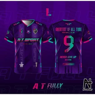 เสื้อพิมพ์ลาย A T SPORT รุ่น A T FULLY เสื้อกีฬาพิมพ์ลายใส่ออกกำลังกาย