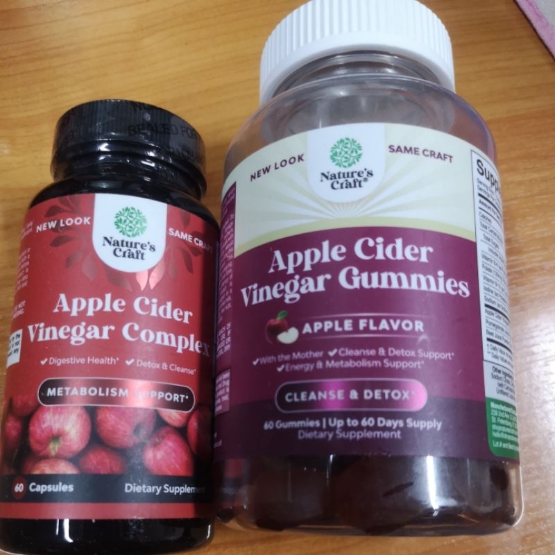 Super Sale‼️Apple Cider Vinegar​ เม็ด capsules apple cider vinegar แคปซูล แอปเปิ้ลไซเดอร์​ เวเนก้า​