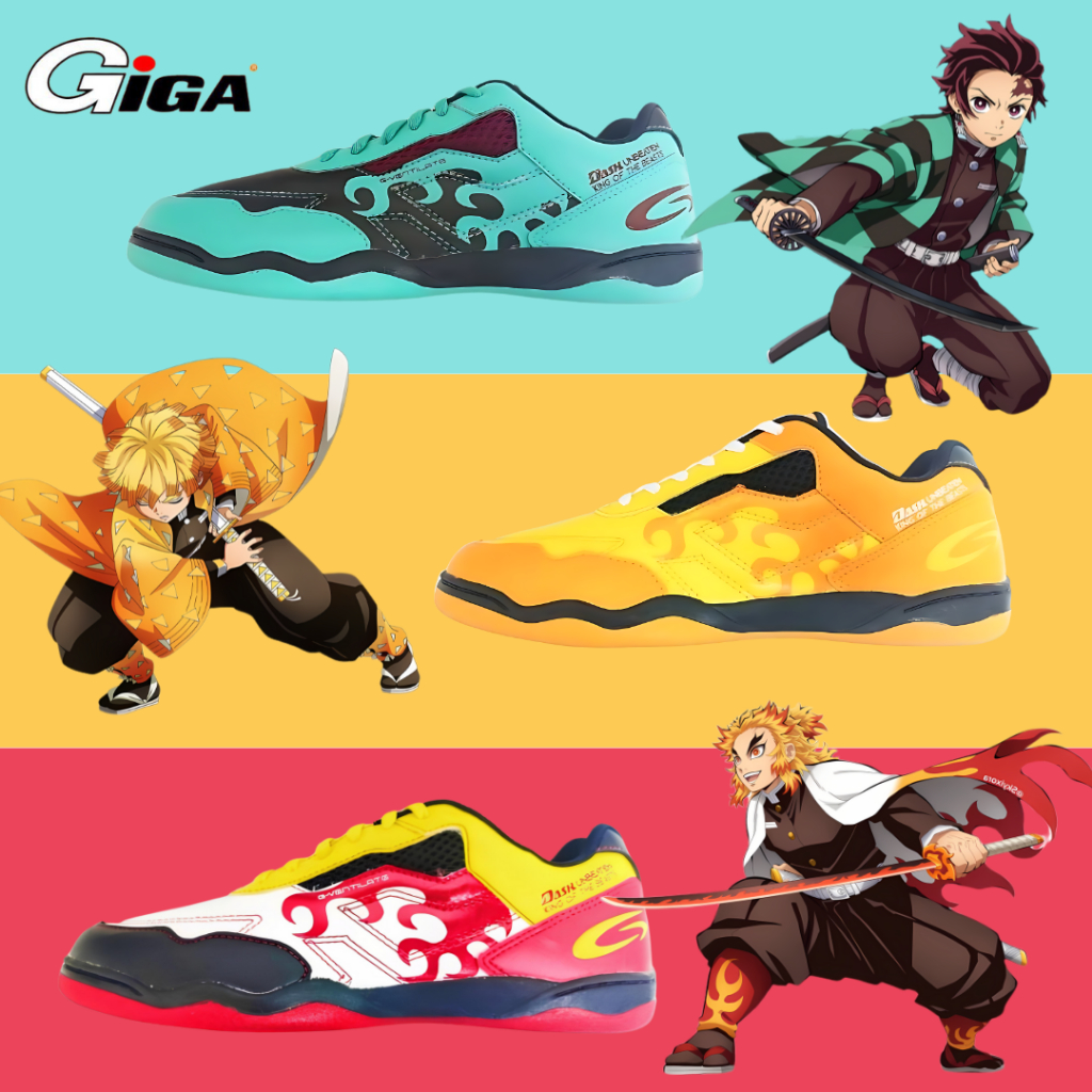 (GIGAลิขสิทธิ์💯)ไซส์เด็ก 33-36 รองเท้าฟุตซอลเด็ก Demon Slayer