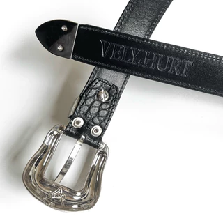เข็มขัดVely.Hurt Silver Belt