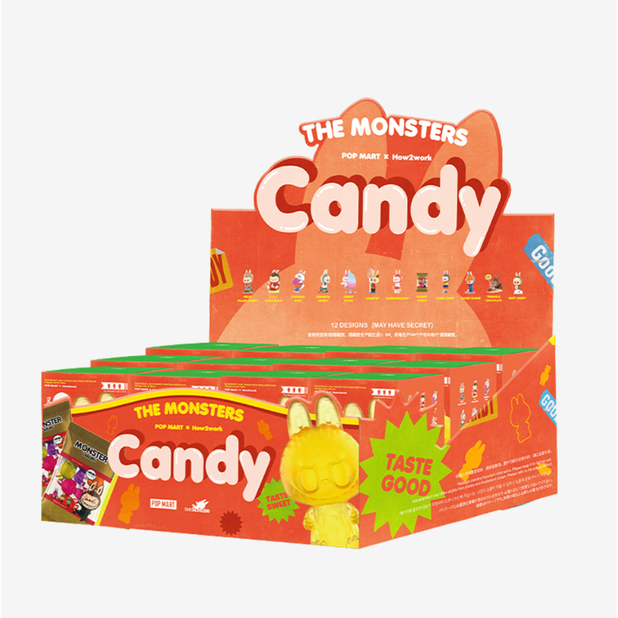 (พร้อมส่ง ยกกล่อง) POP MART THE MONSTERS Candy Series