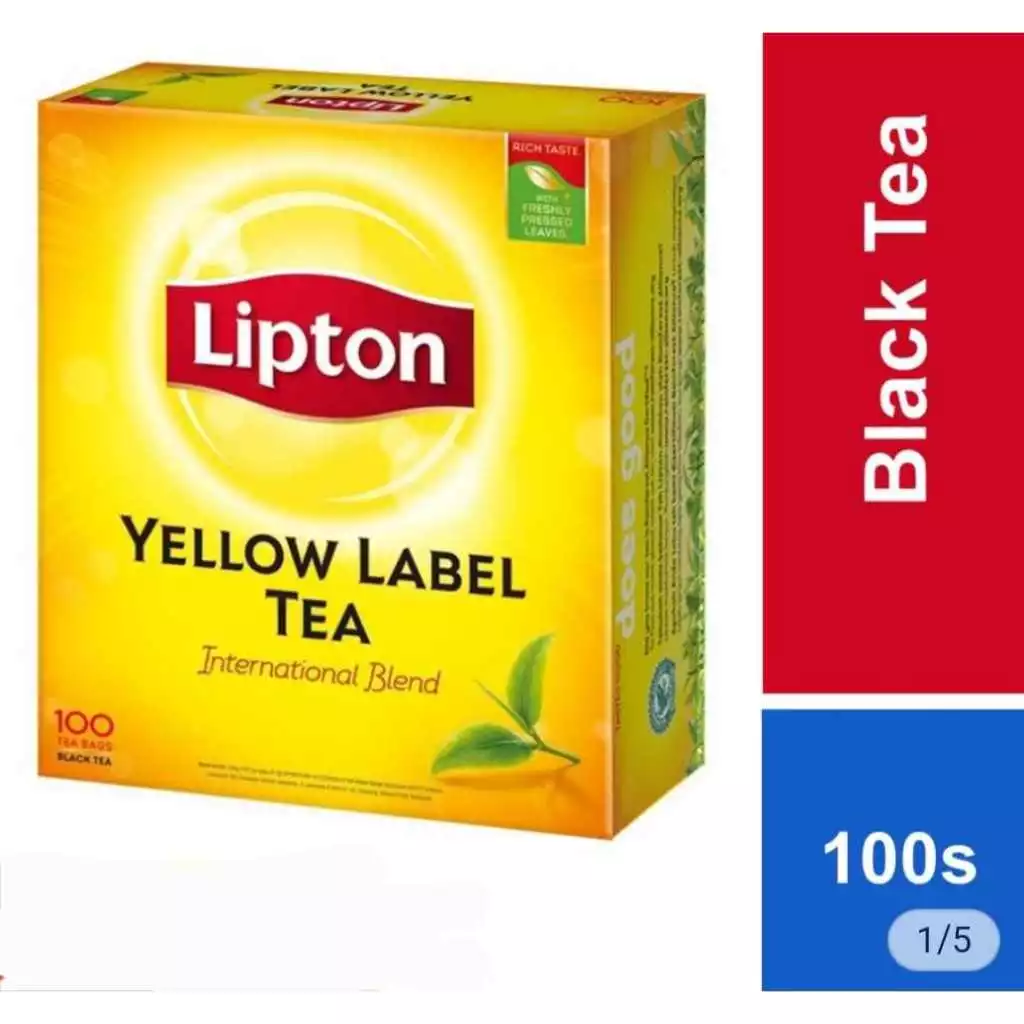 Lipton ชาลิปตันแบบซองจุ่ม กล่อง 100 ซอง × 2 กรัม มีเรทส่งทักแชต