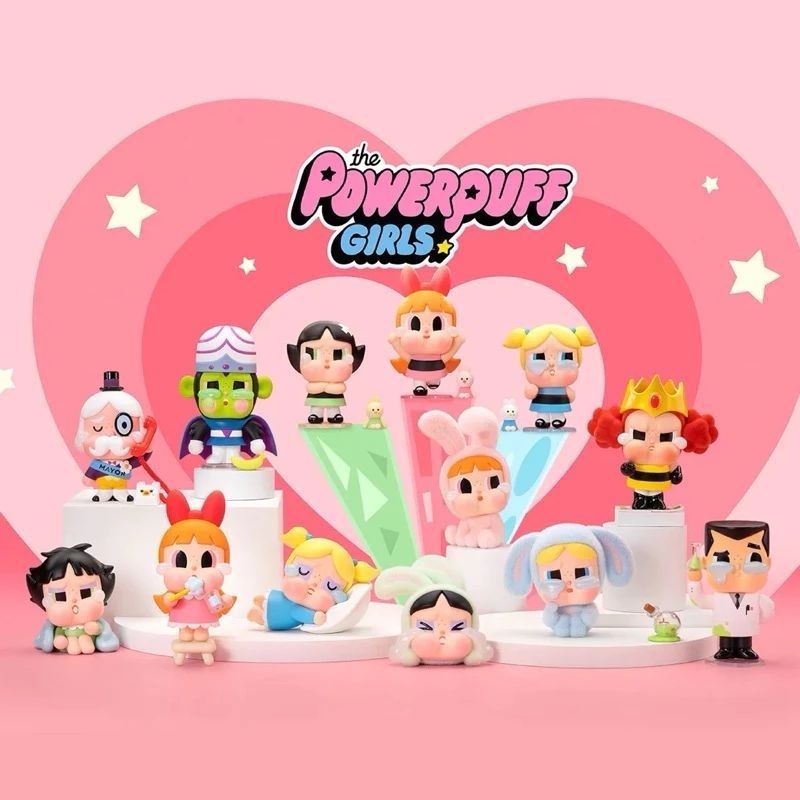 Cry baby power puff girl art toy ของแท้ เช็คการ์ดไม่ฉีดซอง