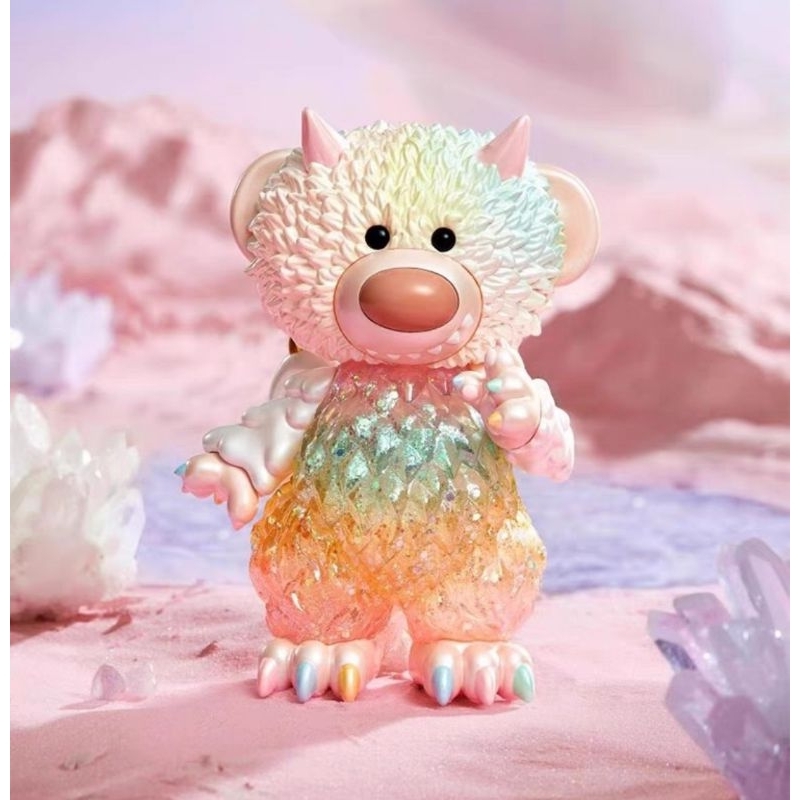⭐พร้อมส่ง⭐ Instinctoy x 13DE Marzo - Mini Signature 001 Crystal Erosion Bear - Mini Bear (Art Toy/De