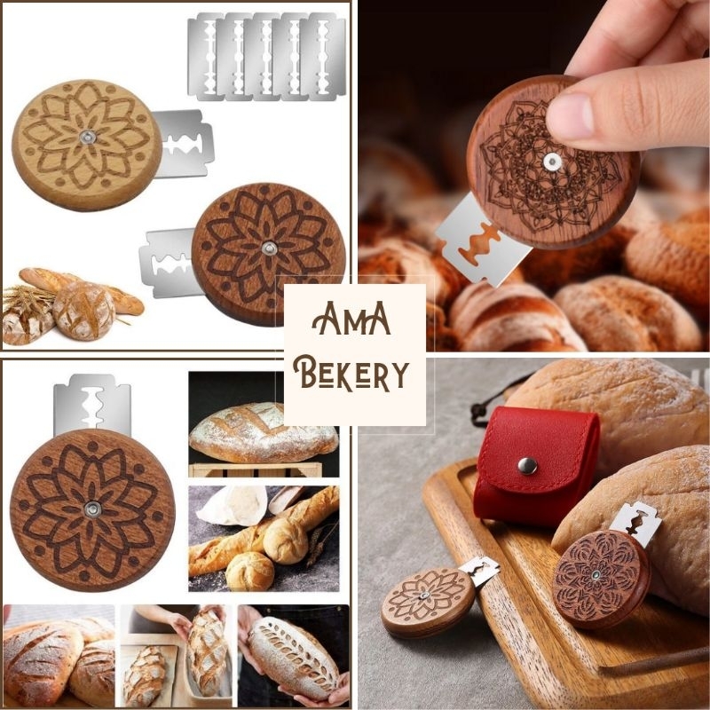 👉พร้อมส่ง👈มีดกรีดลายขนมปัง มีดกรีดขนมปังฝรั่งเศษ กรีดแป้งโดว์ Sourdough ฟรีใบมีด5ชิ้น+กระเป๋าเก็บ