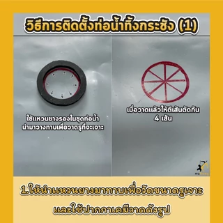 ชุดท่อระบายน้ำกระชังบก ชุดท่อน้ำทิ้ง 3/4นิ้ว 6หุน ท่อน้ำล้นกระชังบก ชุดท่อปล่อยน้ำ กระชังบกเลี้ยงกบ