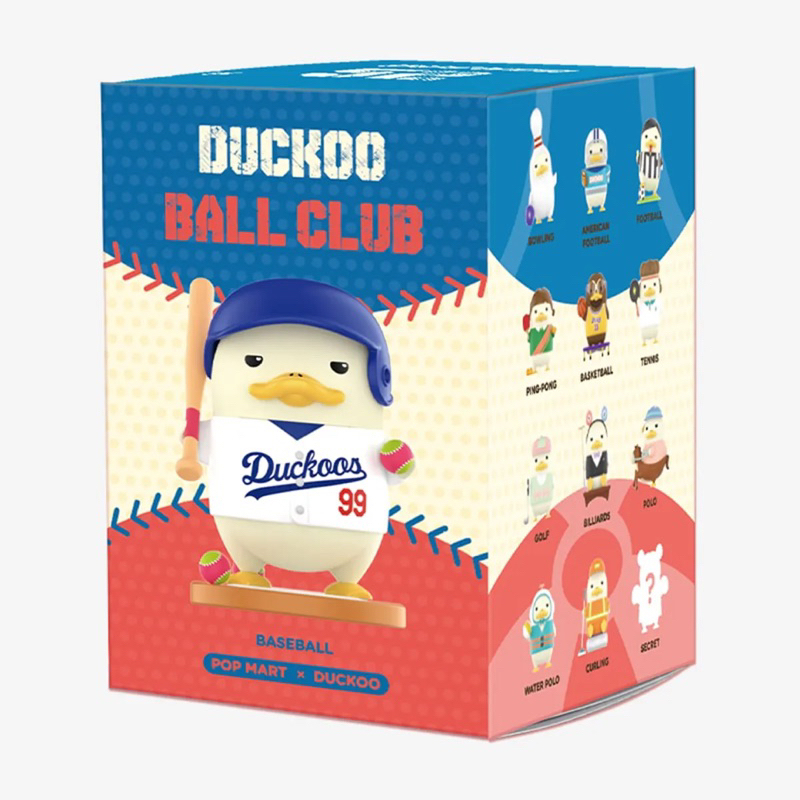 กล่องสุ่ม จุ๋มๆ Pop Mart Duckoo Ball Club Series ยังไม่แกะ ของเล่นสําหรับเด็ก -พร้อมส่ง- **ส่งไว**