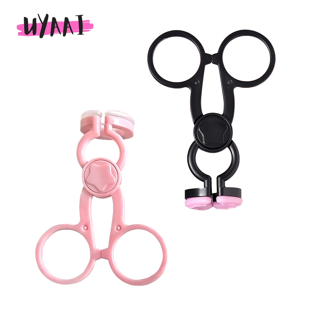 UYAAI x FRESHLADY เครื่องมือคลิปหนีบคอนแทคเลนส์ สีชมพู พกพาสะดวก คลิปขยายเปลือกต