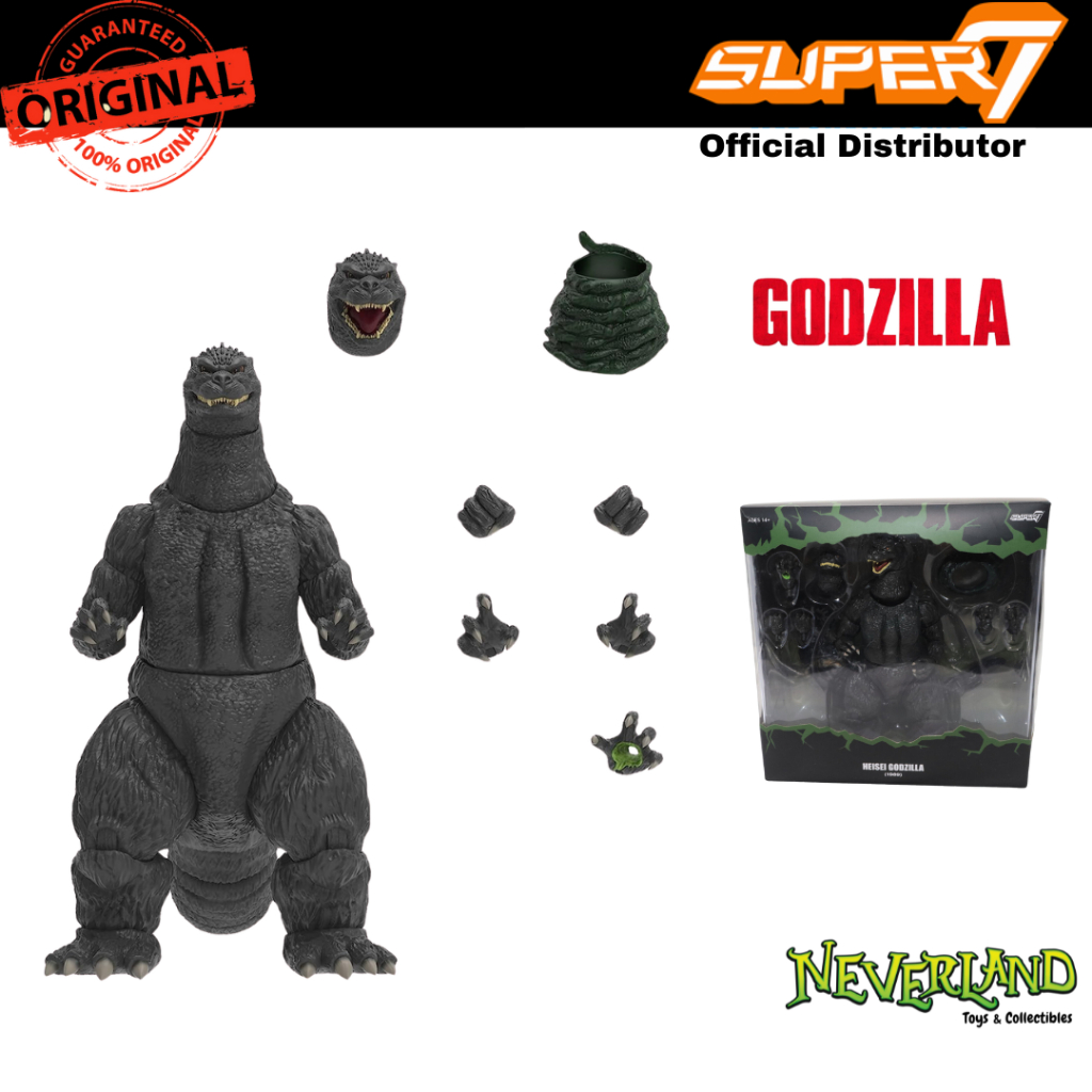 Super7 Godzilla Heisei Godzilla (Godzilla Vs. Biollante) Toho ULTIMATES! Wave 1 Figure