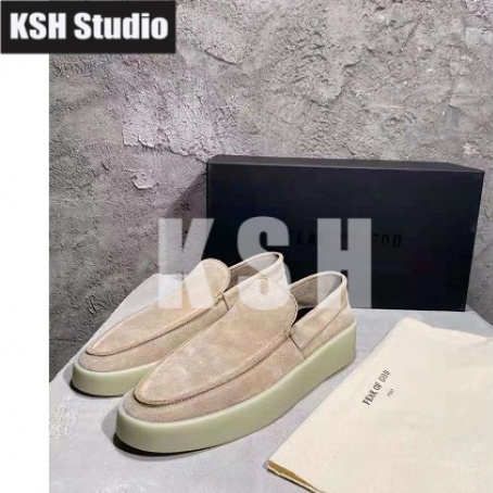FEAR OF GOD Loafer 7TH high street Men Fashion suede casual low-cut leather FOG Loafers Men shoes