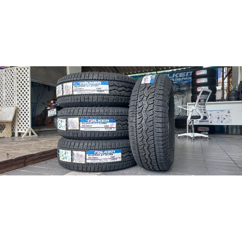 falken ยางรถยนต์ 255/70R15รุ่น wildpeak at3wa (ล้อขอบ15)  ยางใหม่รวม 4 เส้น (ใหม่กริ๊ปปี2024)